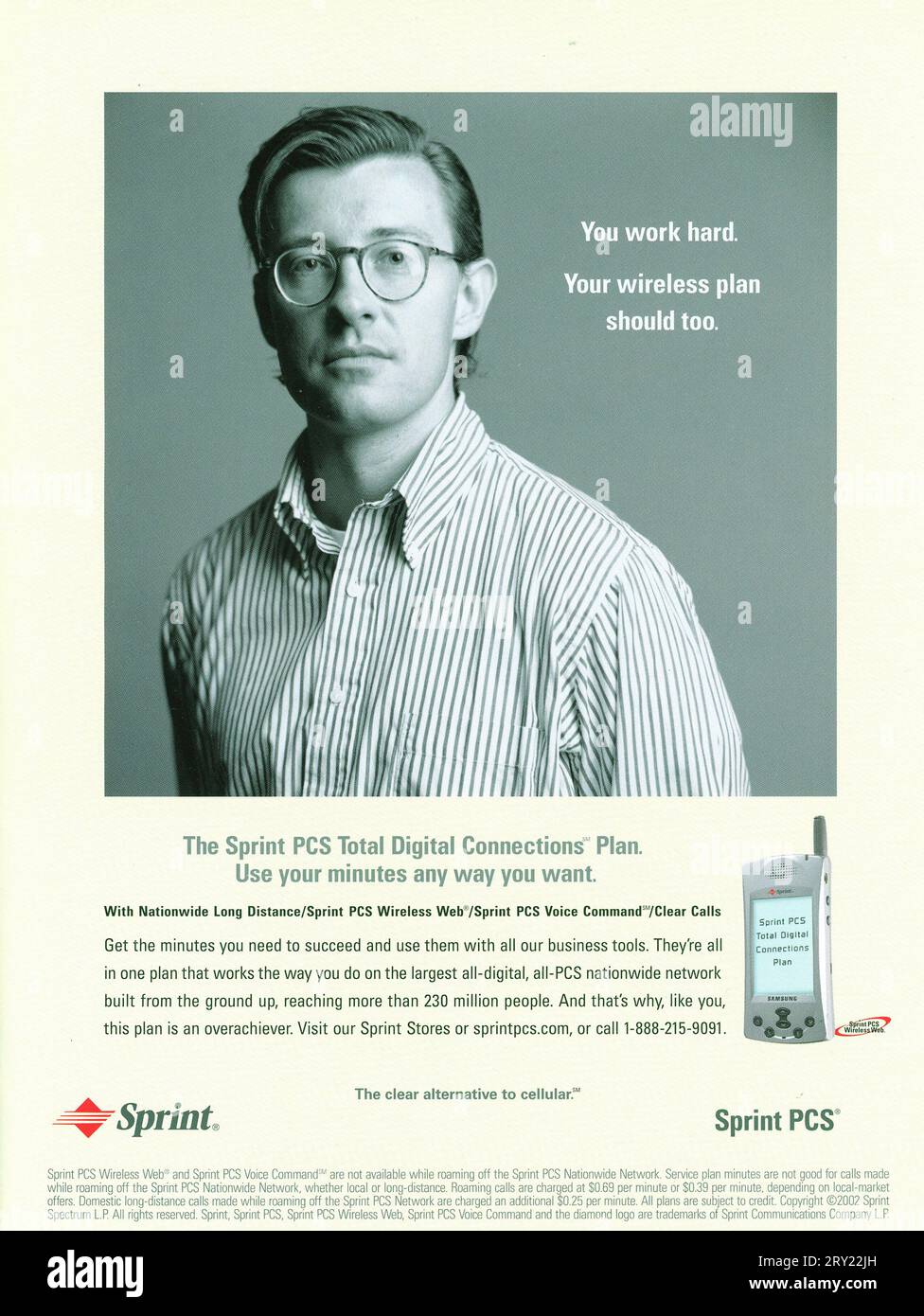 Vintage 'Time' Magazine 6 mai 2002 publication publicitaire, États-Unis Banque D'Images