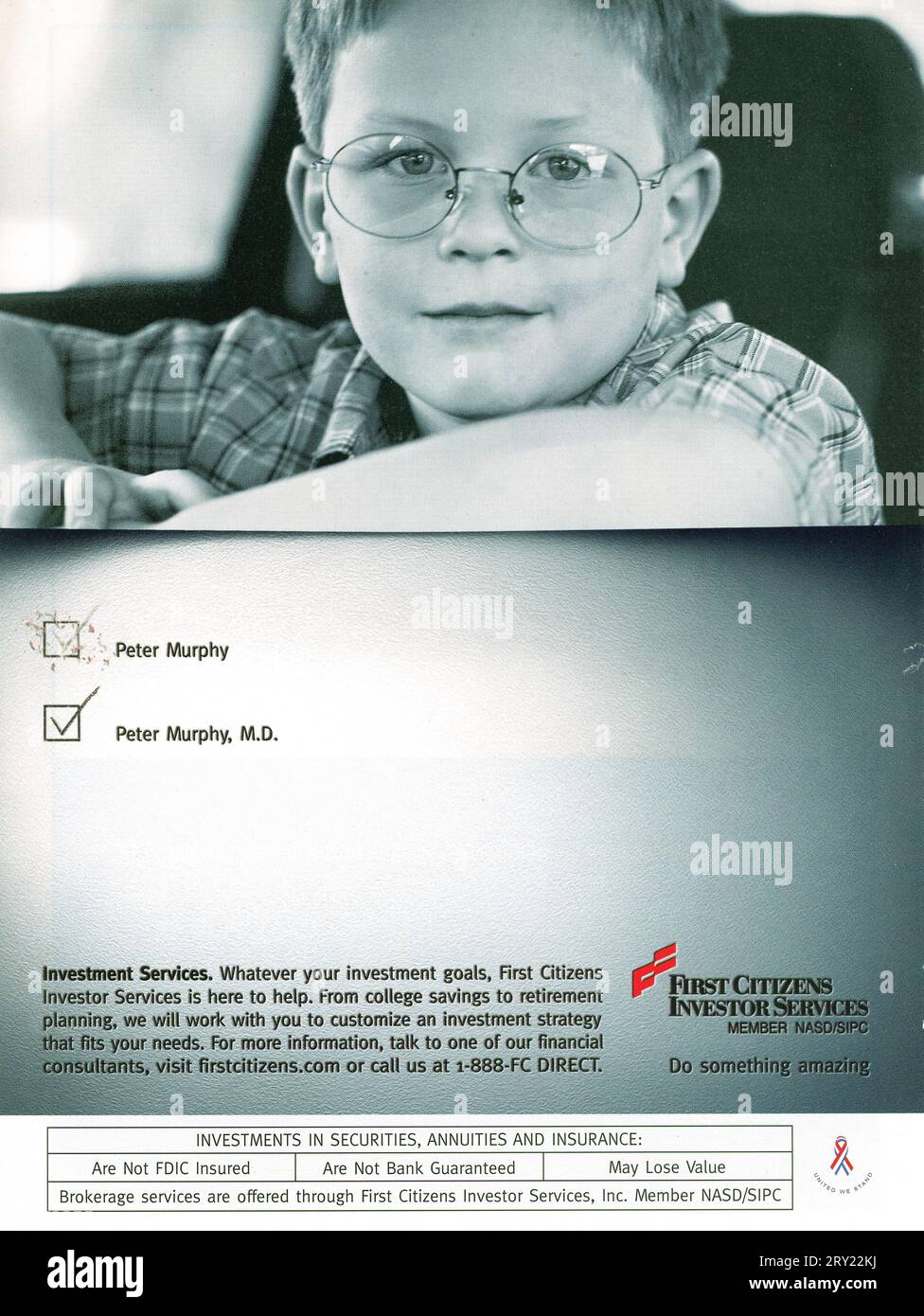 Vintage 'Time' Magazine 6 mai 2002 publication publicitaire, États-Unis Banque D'Images