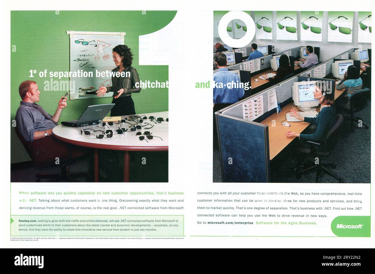 Vintage 'Time' Magazine 6 mai 2002 publication publicitaire, États-Unis Banque D'Images