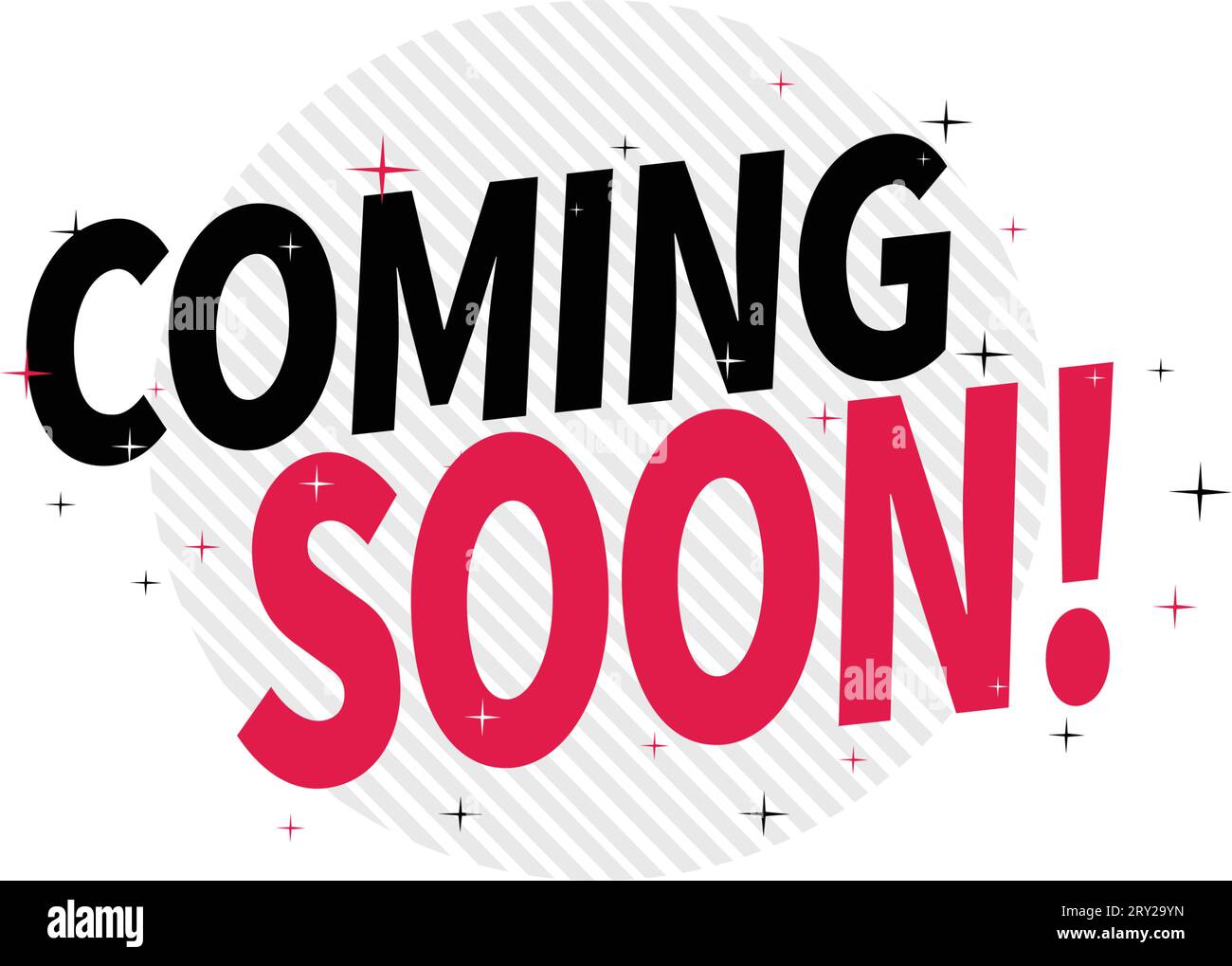 Bientôt Lettering Design Vector Illustration de Vecteur