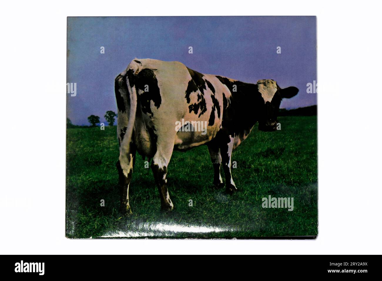 Pochette en carton du CD Atom Heart Mother, groupe de rock Pink Floyd. Studio. Septembre 2023 Banque D'Images