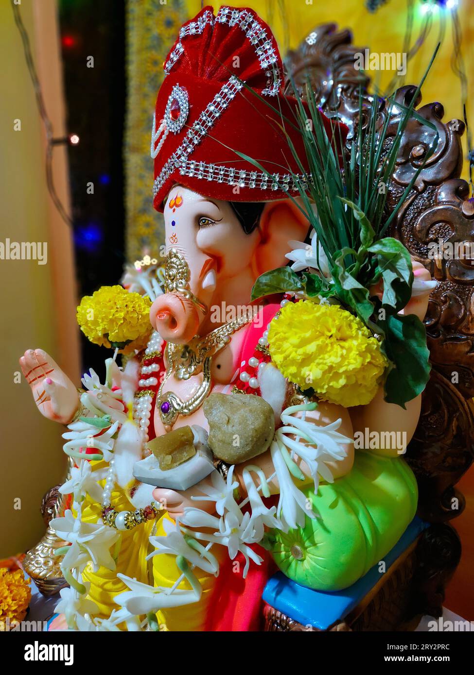 Ganapati bappa, seigneur Ganesha, ganapati, Ganeshji, Ganesha Banque D'Images