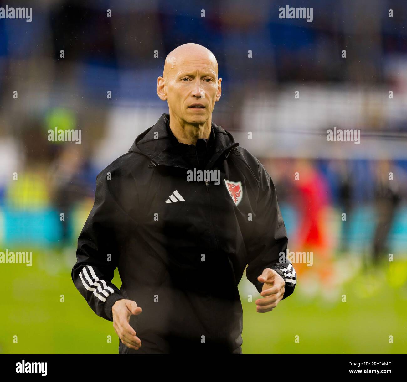 Cardiff, pays de Galles - 28 mars 2023 : match de qualification pour le Championnat d'Europe de l'UEFA Groupe D pays de Galles vs Lettonie au Cardiff City Stadium. Banque D'Images