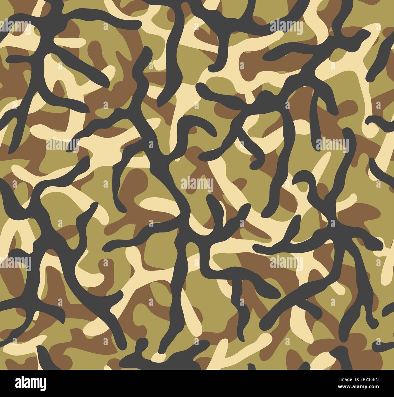 Motif Camouflage Woodland transparente.style Illustration de Vecteur