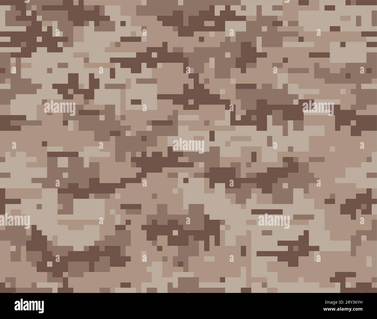 Motif sans couture camouflage désert Illustration de Vecteur