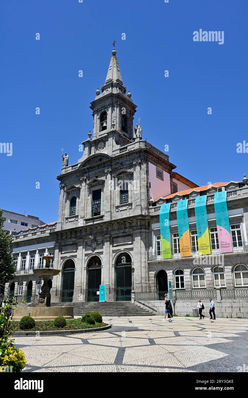 Hôtel de ville de Porto, Câmara Municipal do Porto, un bâtiment néoclassique des années 1900, Portugal Banque D'Images