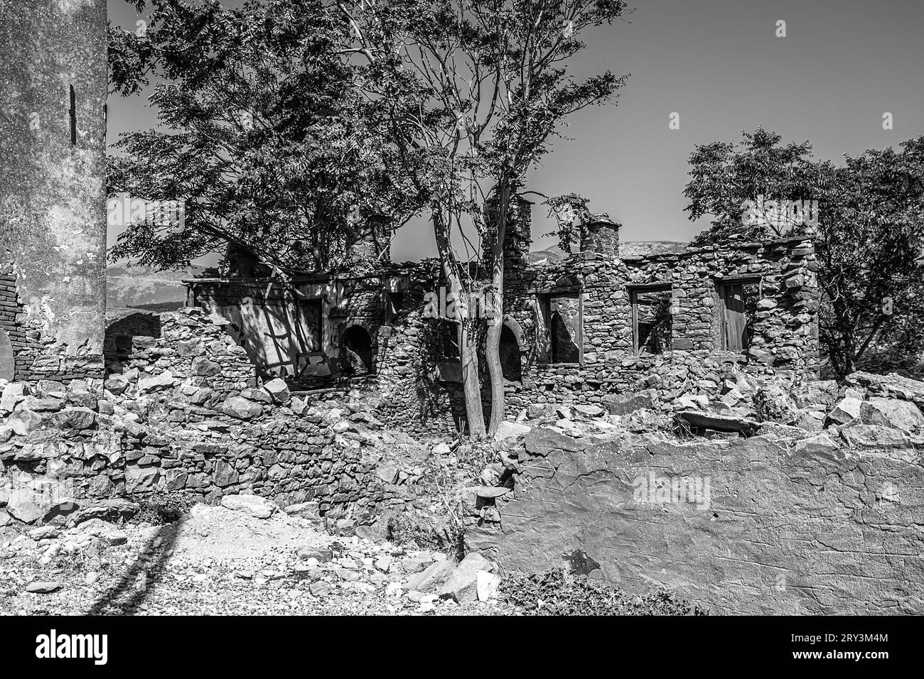 Gökceada Dereköy est un village grec situé dans la partie la plus occidentale de l'île. Grâce à son emplacement stratégique et au port de Pirgos, il a montré plus Banque D'Images