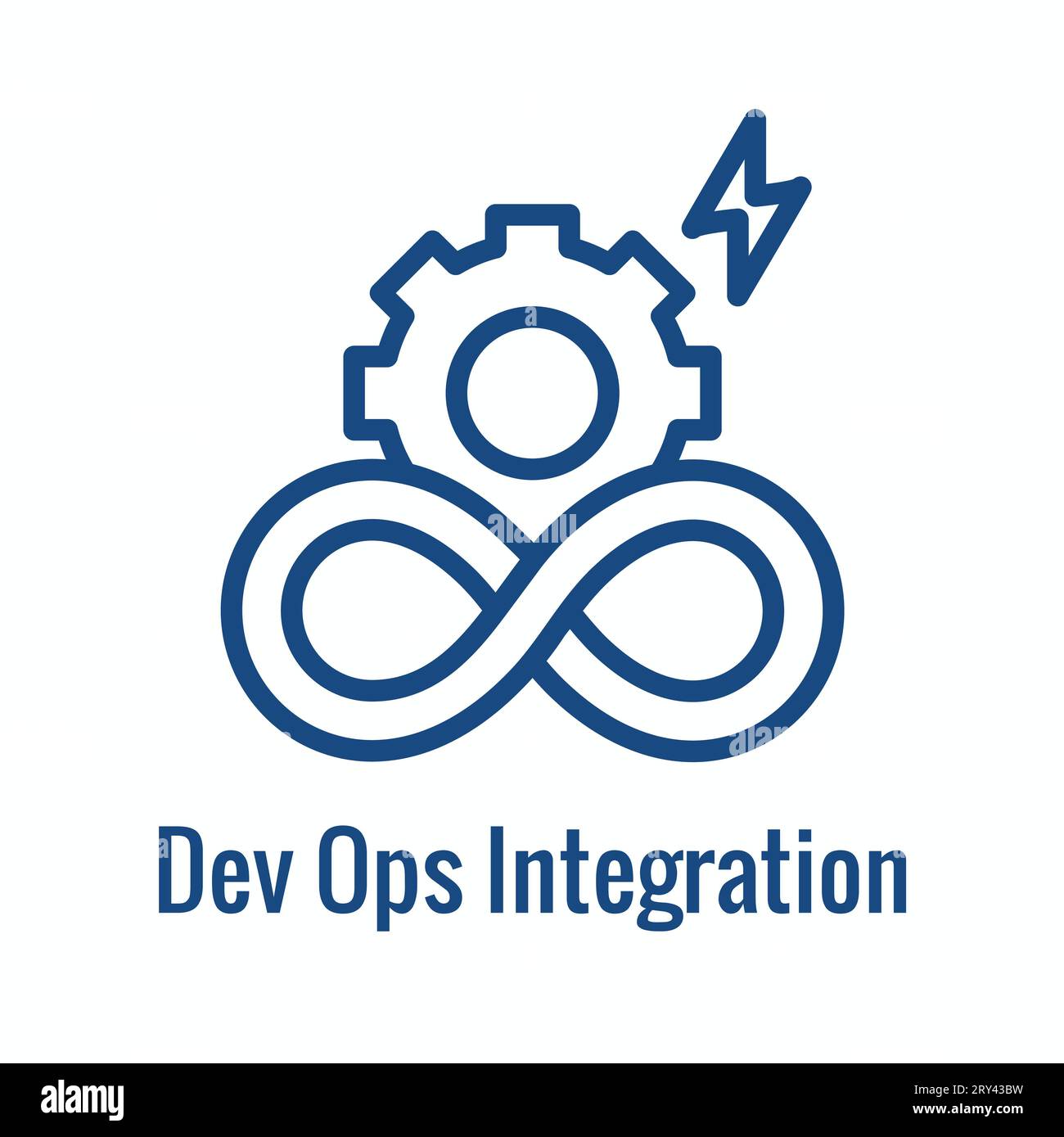 Icône de l'environnement de développement de Kubernetes montrant les avantages Illustration de Vecteur