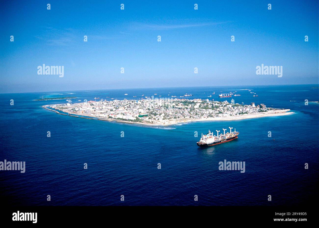 Masculin, Maldives, Asie, vue aérienne, paysage, horizontal, bateau, bateau, bateau, Maldives Banque D'Images