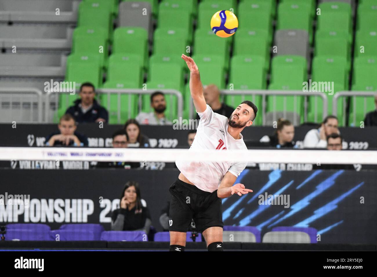 Ryan Sclater (Canada). Championnat du monde de volleyball 2022. Banque D'Images