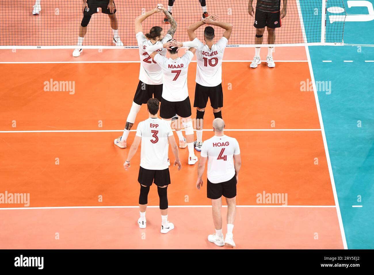 Équipe nationale du Canada. Championnat du monde de volleyball 2022. Banque D'Images