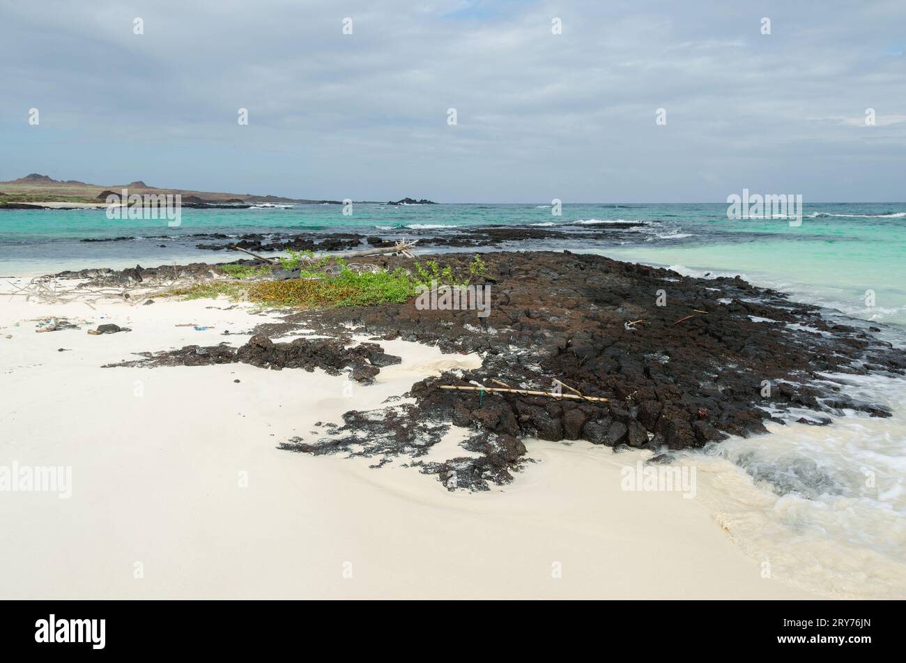 plage incroyable dans les îles galapagos Banque D'Images