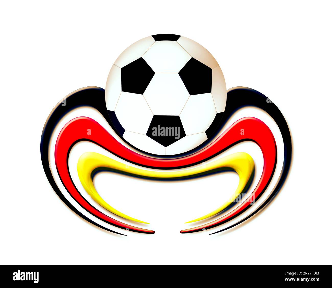 Logo football Allemagne Banque D'Images