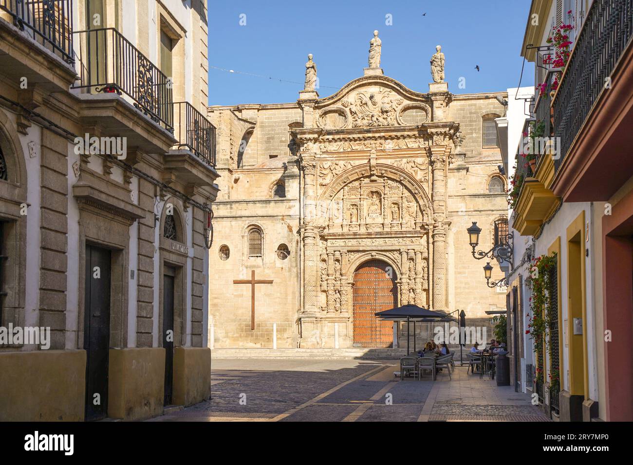Puerto de Santa María Cadix. Église, église du prieuré, Iglesia Mayor prioral, province de Cadix, Espagne. Banque D'Images
