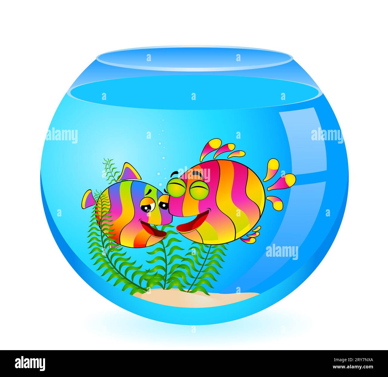 Pêcher dans l’amour Banque D'Images