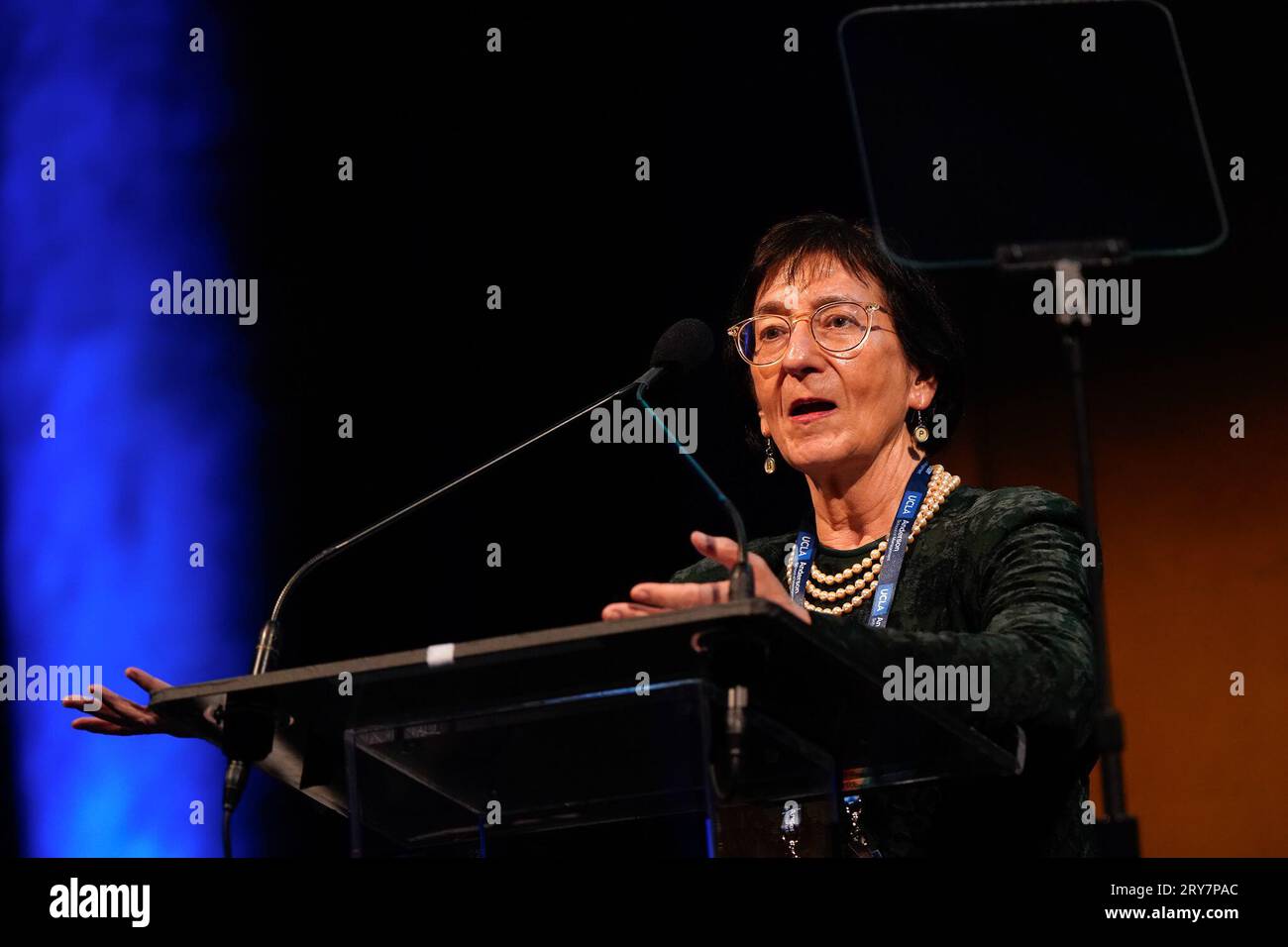 New York, États-Unis. 28 septembre 2023. New York, New York. Jeudi 28 septembre 2023. Nancy Rivera Brooks lors des Prix Gerald Loeb 2023 organisés par la UCLA Anderson School of Business, qui ont eu lieu à capitale à New York, le jeudi 28 septembre 2023. Crédit photo : Jennifer Graylock/Alamy Live News Banque D'Images