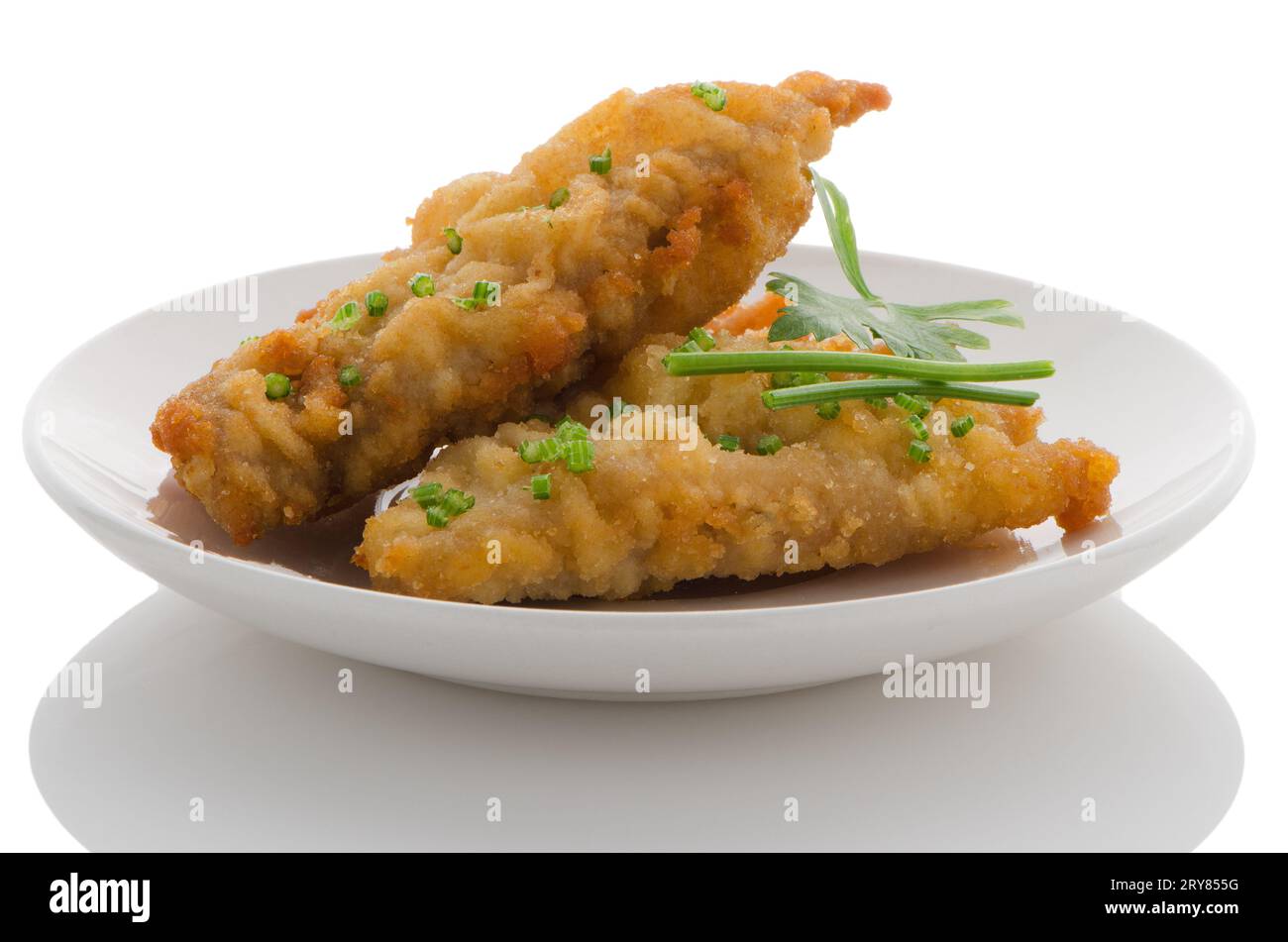 Beignets de poisson Banque D'Images