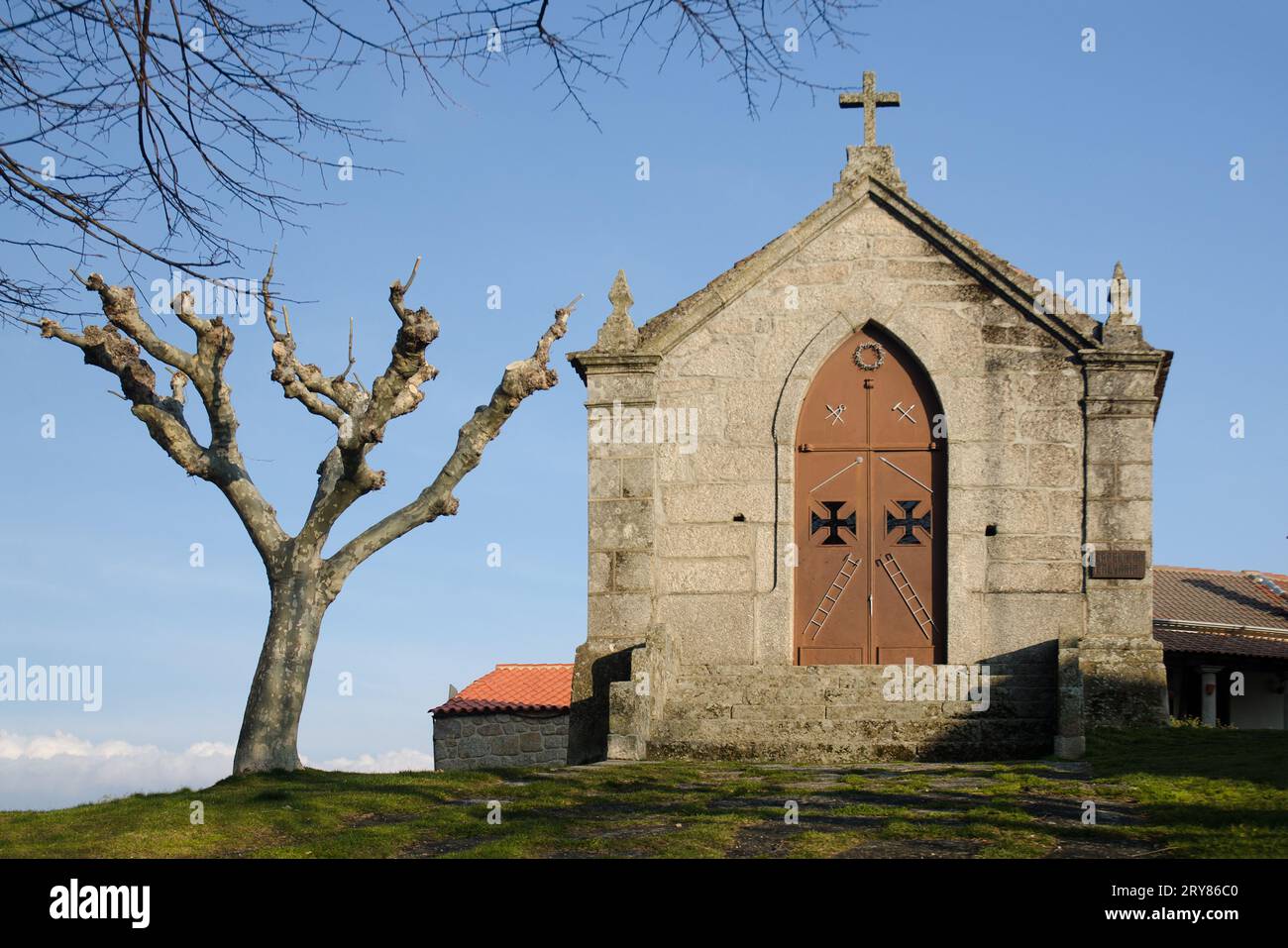 Chapelle du Calvaire, Belmonte - Portugal Banque D'Images