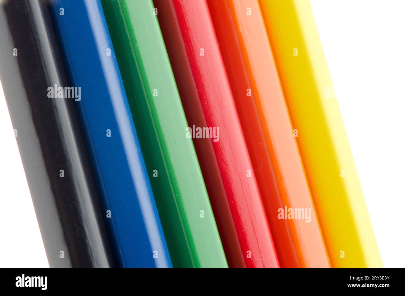 Crayons de couleur Banque D'Images