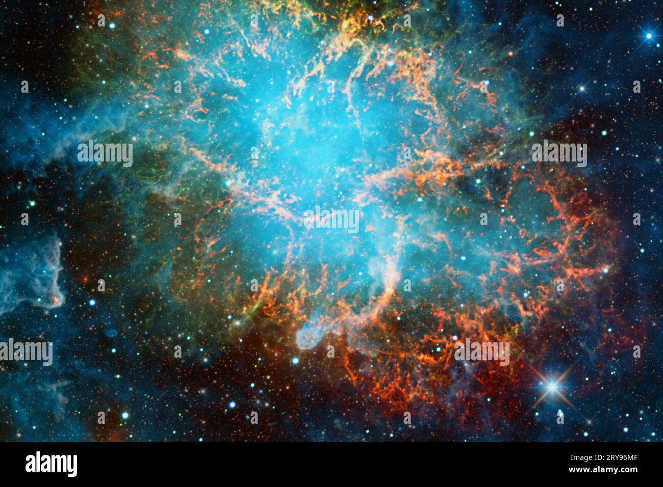 Espace profond. Rendu exceptionnel de la science-fiction. Éléments de cette image fournis par la NASA Banque D'Images