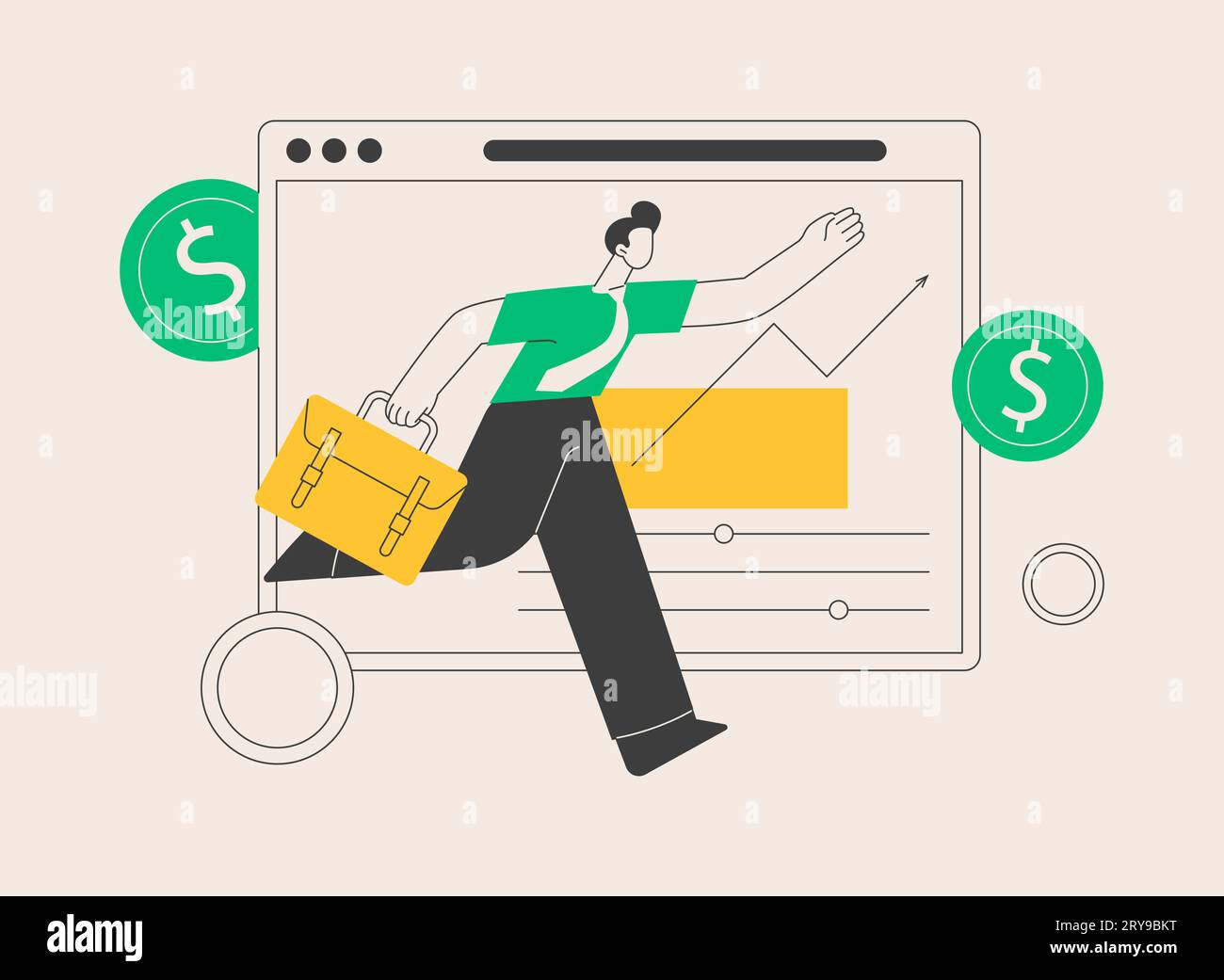 Carrières concept abstrait illustration vectorielle. Illustration de Vecteur