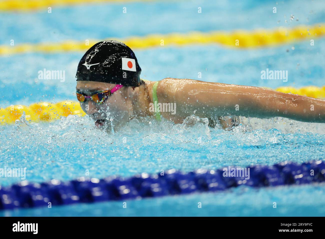 Hangzhou, Chine. 30 septembre 2023. Rikako Ikee (JPN) natation : finale papillon du 50m féminin au Centre olympique de Hangzhou Aquatic Sports Arena pendant les Jeux asiatiques de 2022 à Hangzhou, Chine . Crédit : Naoki Morita/AFLO SPORT/Alamy Live News Banque D'Images