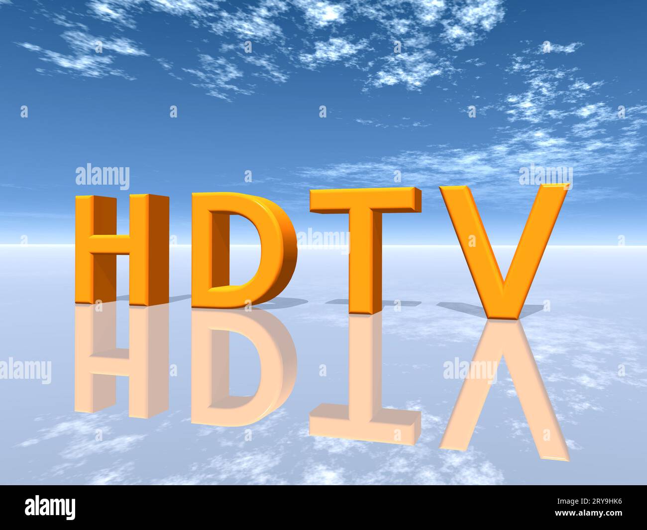 HDTV Banque D'Images