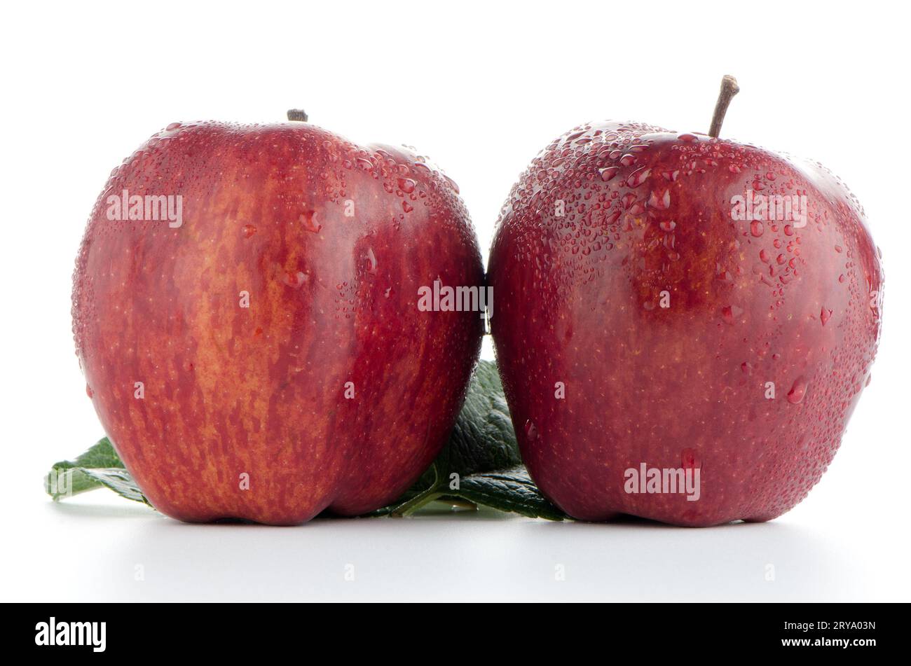 Pommes rouges mûrs Banque D'Images