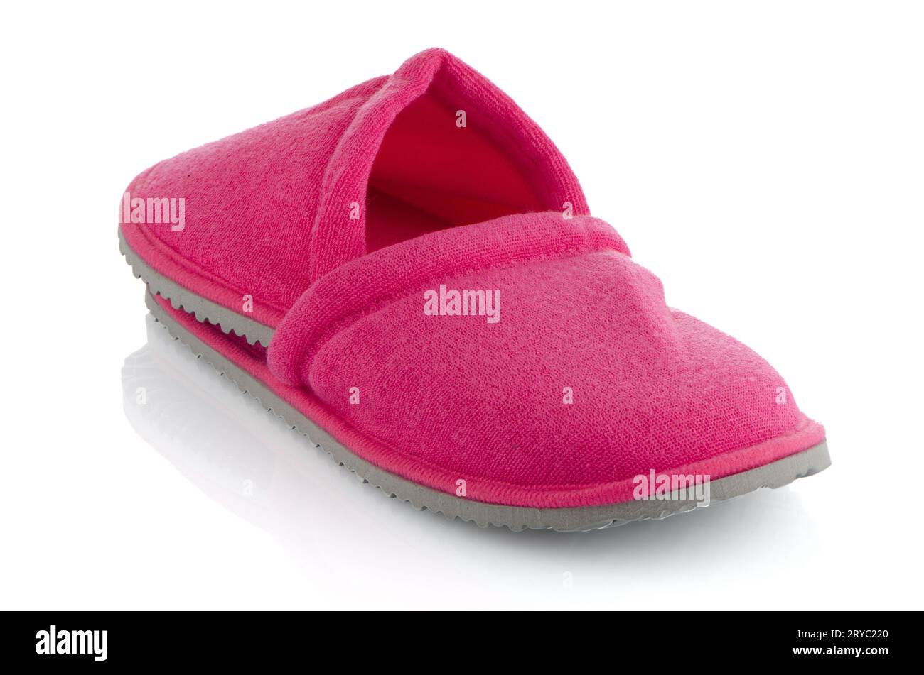 Une paire de chaussons rose Banque D'Images