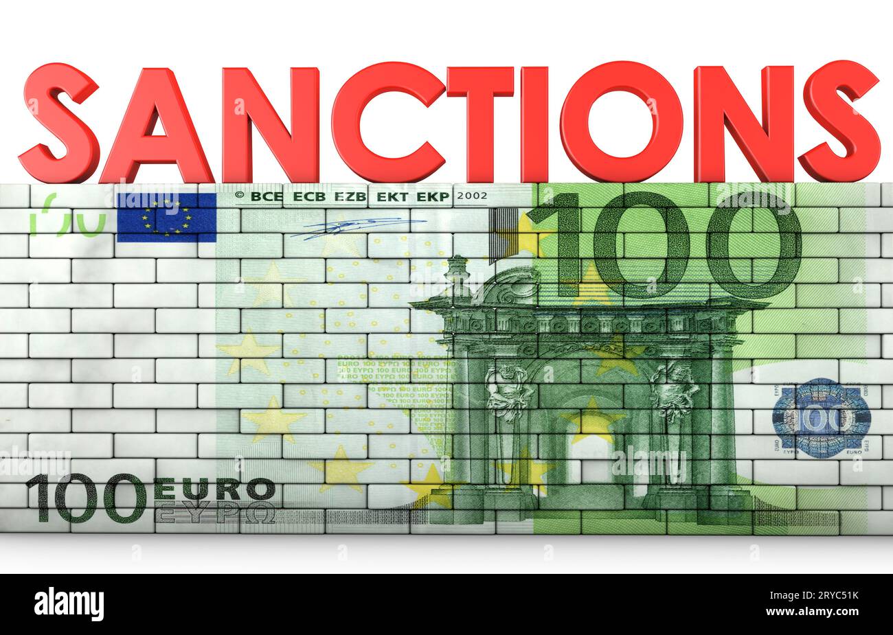 Sanctions Banque D'Images