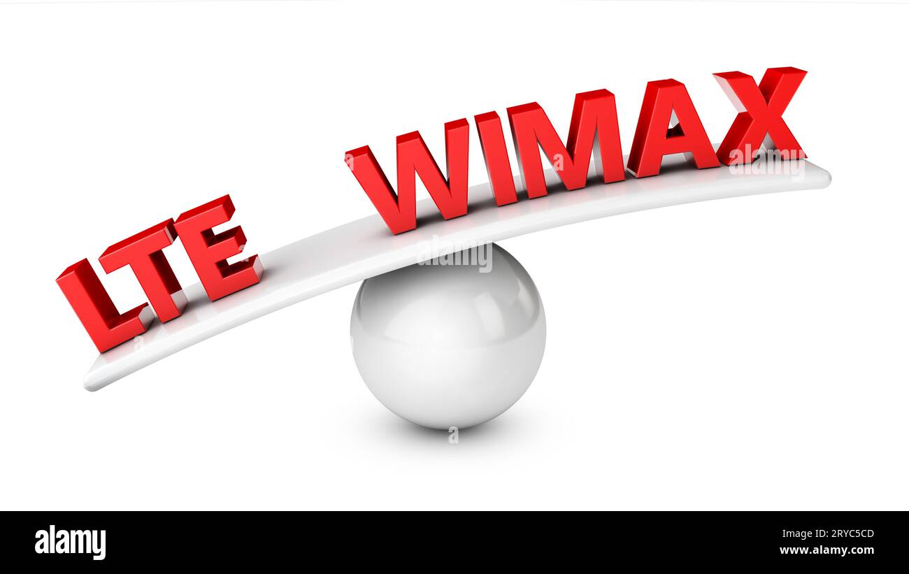 LTE et WIMAX Banque D'Images