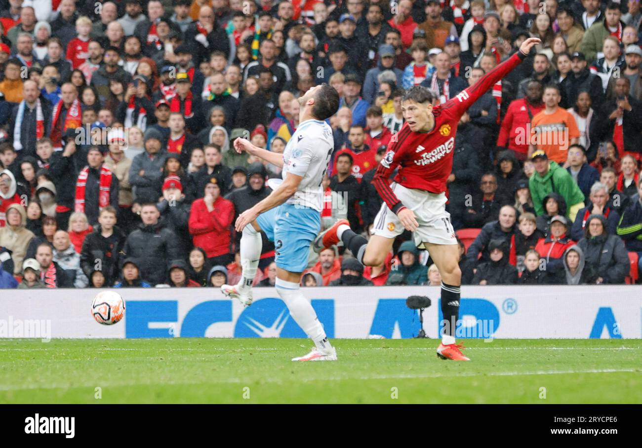 Old Trafford, Manchester, Royaume-Uni. 30 septembre 2023. Premier League football, Manchester United contre Crystal Palace ; crédit : action plus Sports/Alamy Live News Banque D'Images