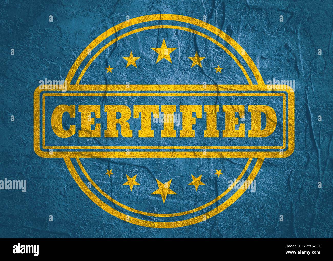 Stamp avec plus de texte certifié grunge background Banque D'Images