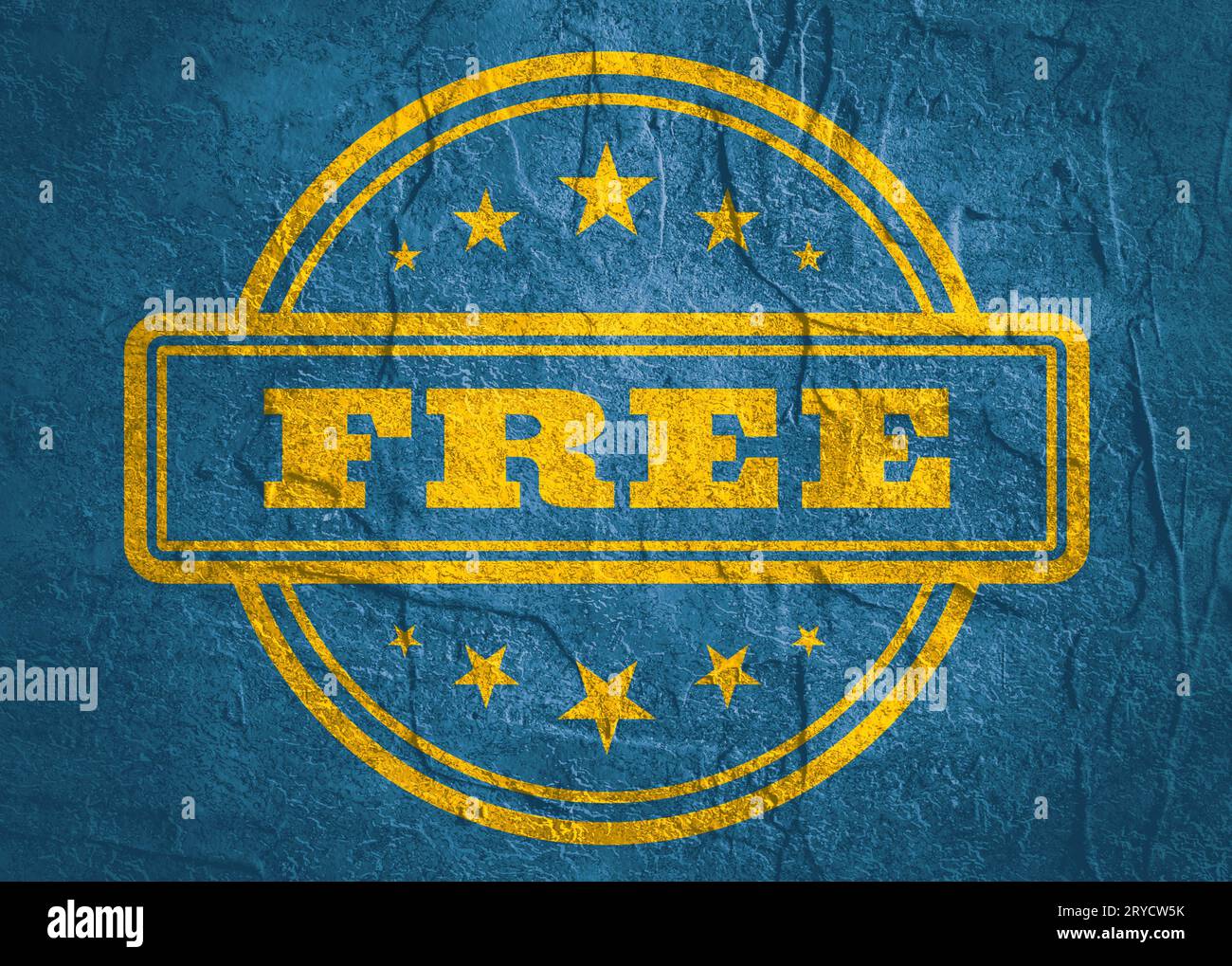 Timbre avec un texte libre sur grunge background Banque D'Images