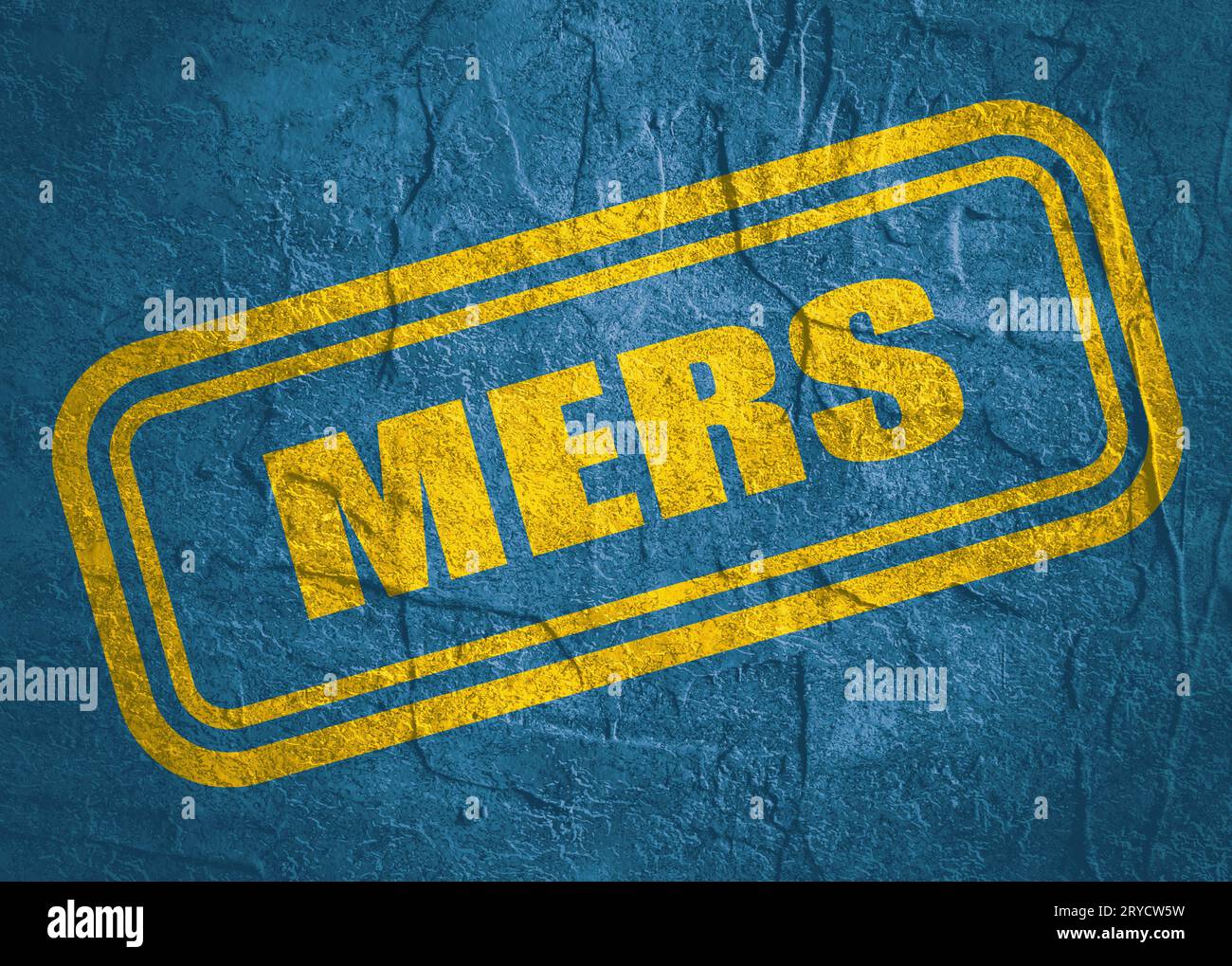 Tampon avec texte mers sur fond grunge Banque D'Images