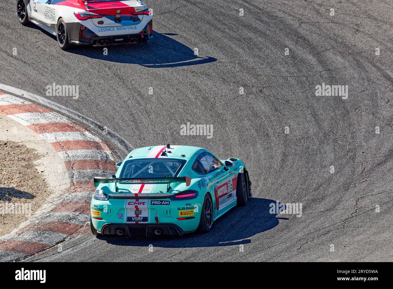 FFSA GT4 2023 au circuit Ledenon, Ledenon, FRANCE, 24/09/2023 Florent 'MrCrash' B. Banque D'Images