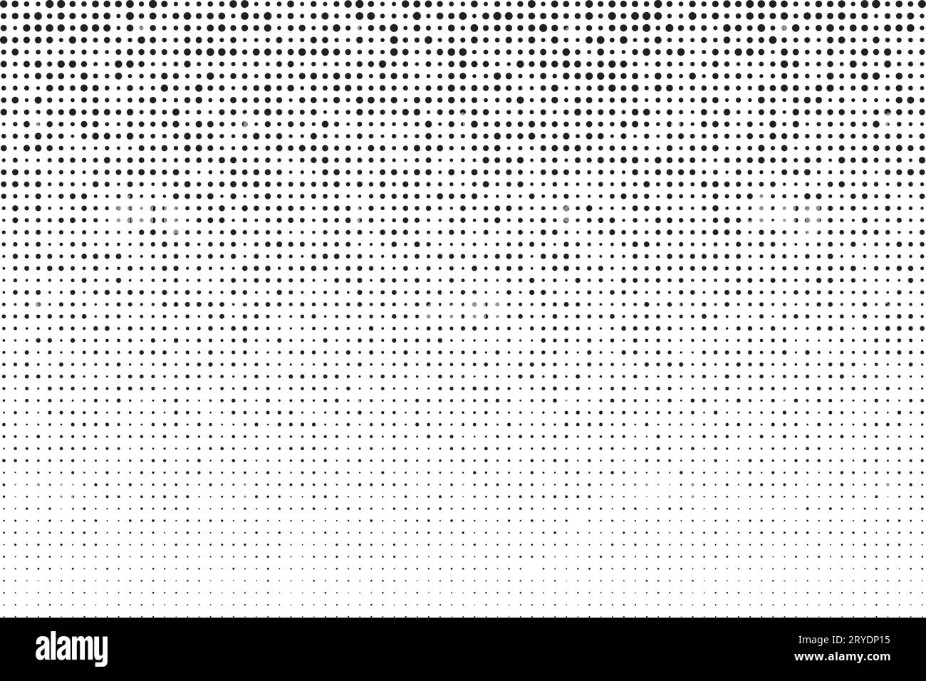 Motif en pointillés demi-tons noir et blanc. Illustration de Vecteur