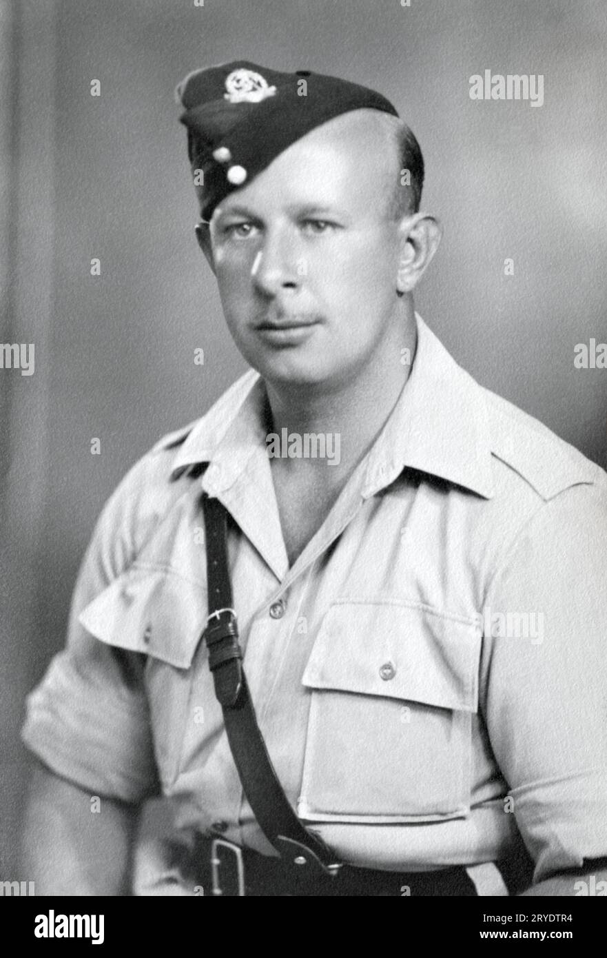 Un soldat de la police militaire royale, vers les années 1930-1940 Banque D'Images