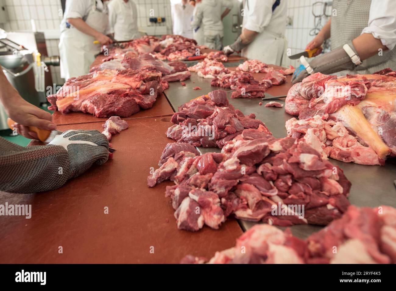 Boucherie et commerce de viande Banque D'Images