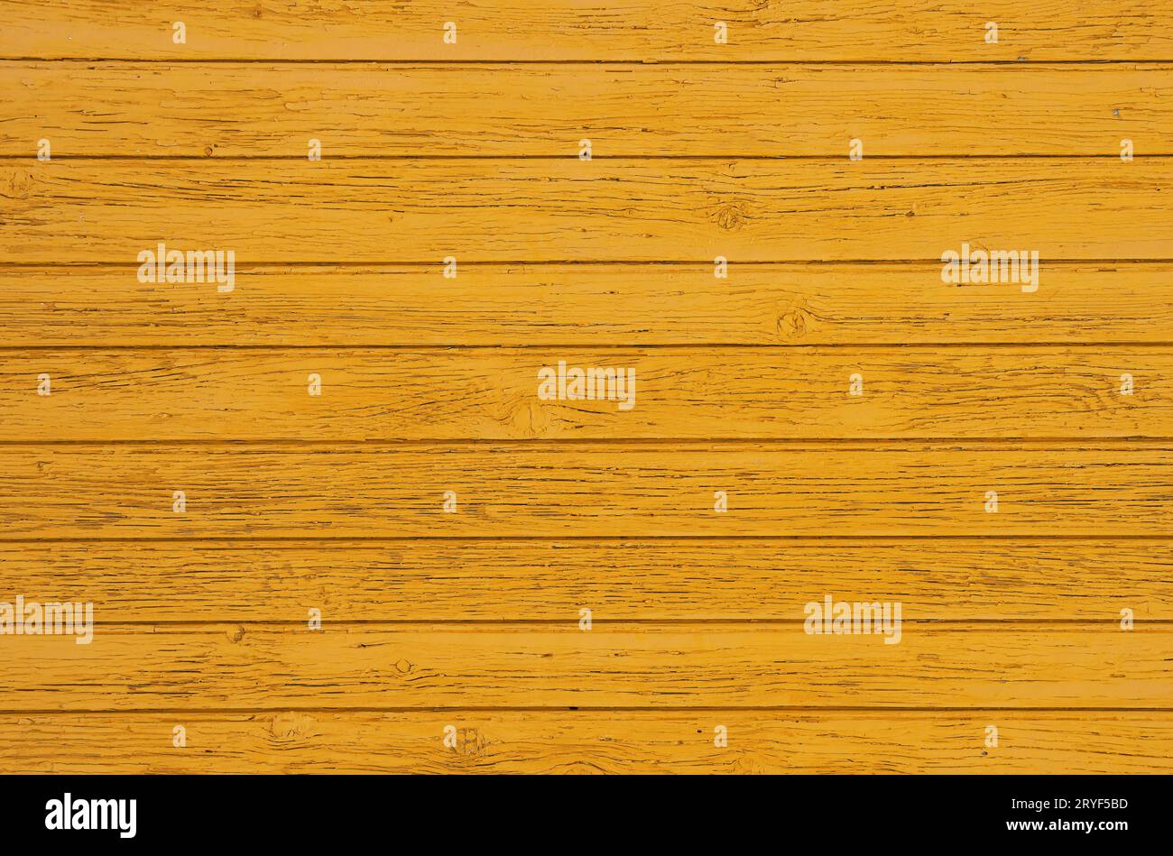 Arrière-plan de planches de bois peintes en jaune Banque D'Images