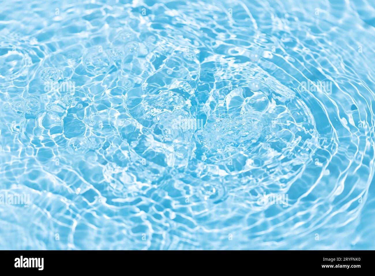 Texture de fond de la surface de l'eau. Résumé papier peint bleu abstrait Banque D'Images