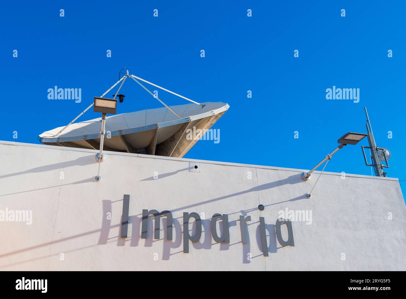 Imparja Television est une société de télévision desservant l'est et le centre de l'Australie. Basé à Alice Springs, il appartient aux indigènes australiens Banque D'Images