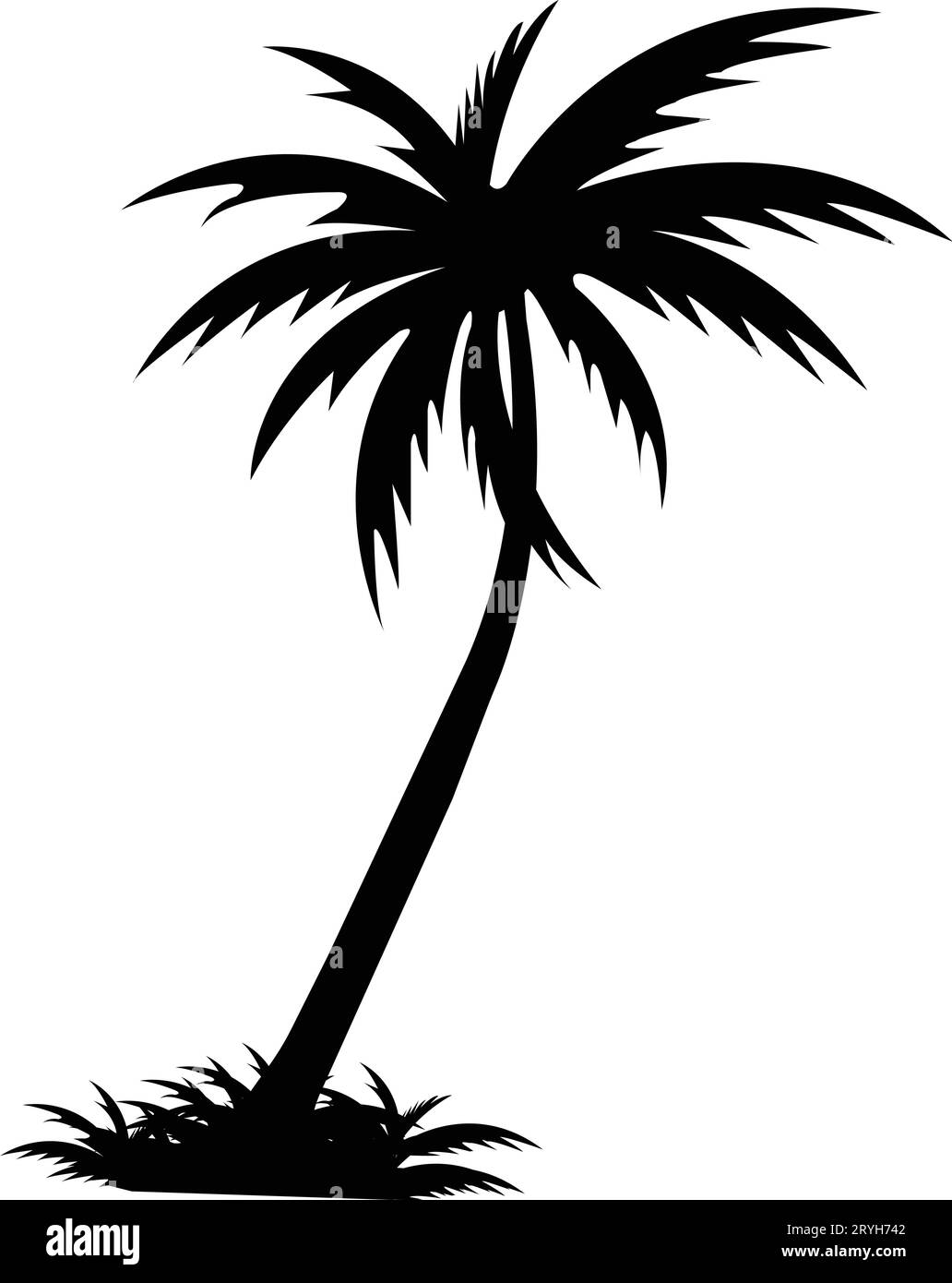 Silhouette tropicale de palmier et de feuille. Palmier noir. Conception de palmiers pour affiches, bannières et articles promotionnels et de décoration. Vecteur Illustration de Vecteur Silhouette tropicale de palmier et de feuille. Palmier noir. Conception de palmiers pour affiches, bannières et articles promotionnels et de décoration. Vecteur Illustration de Vecteur