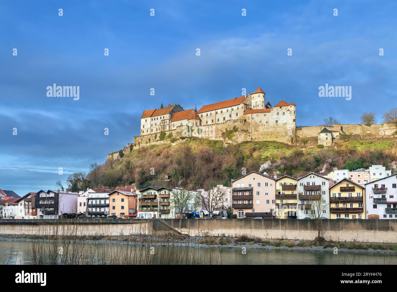 Château de Burghausen, Allemagne Banque D'Images