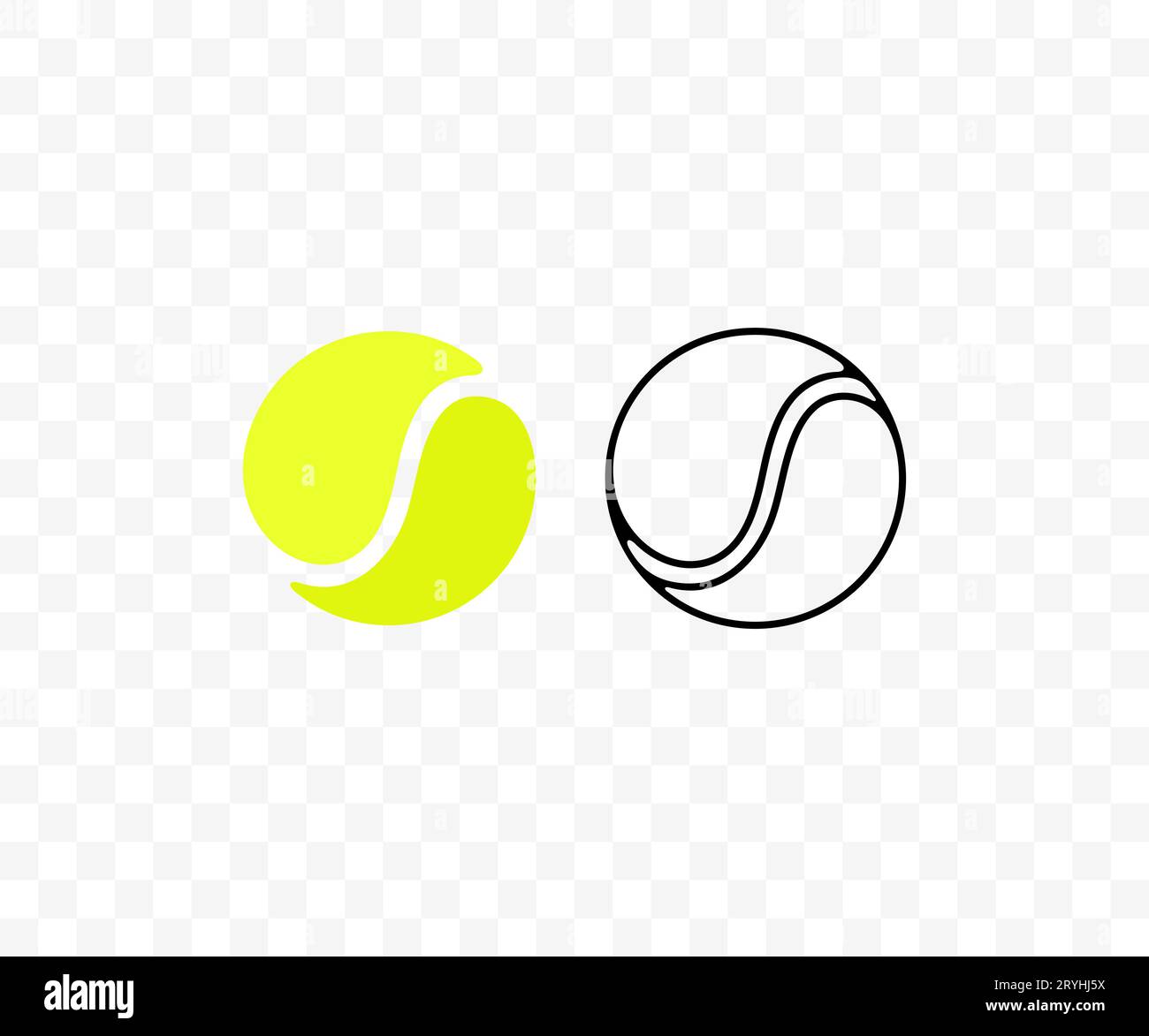 Tennis, balle de tennis, sport, design graphique coloré et linéaire. Jeu, court de tennis, jeu, loisirs et loisirs, conception vectorielle et illustration Illustration de Vecteur