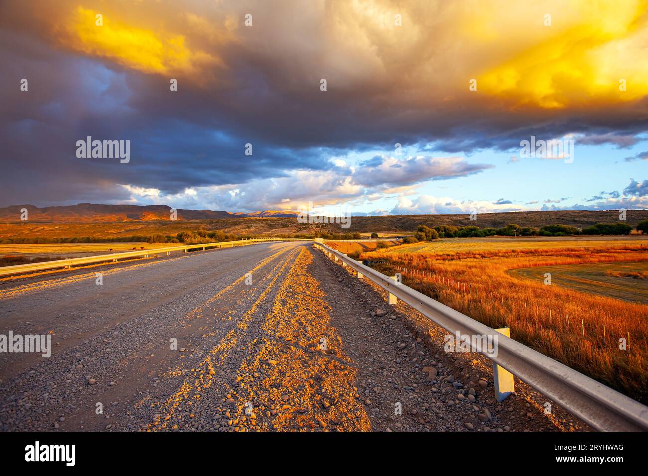 La route Ruta 40 Banque D'Images