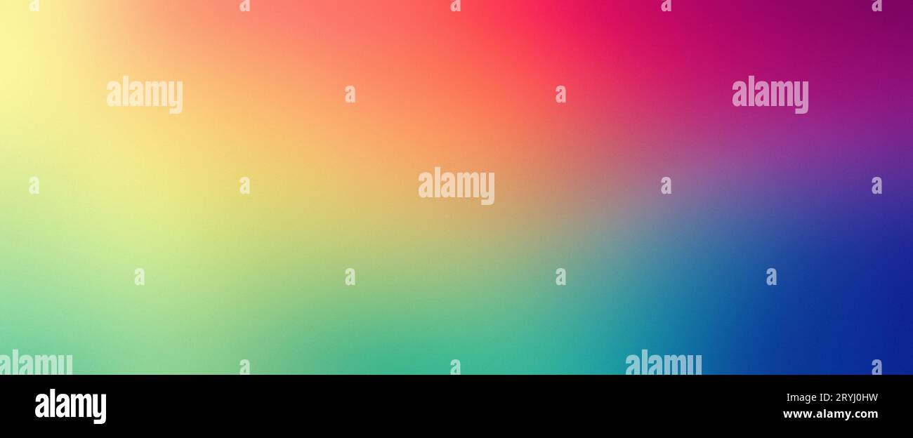 Rainbow Colors arrière-plan, abstrait couleur vive dégradé bannière web design poster, espace de copie Banque D'Images