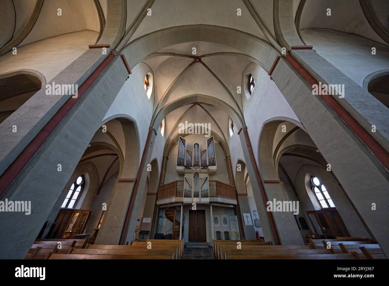 Église protestante Jakobus, la seule basilique gothique tardive en Westphalie, Breckerfeld, Allemagne, Europe Banque D'Images