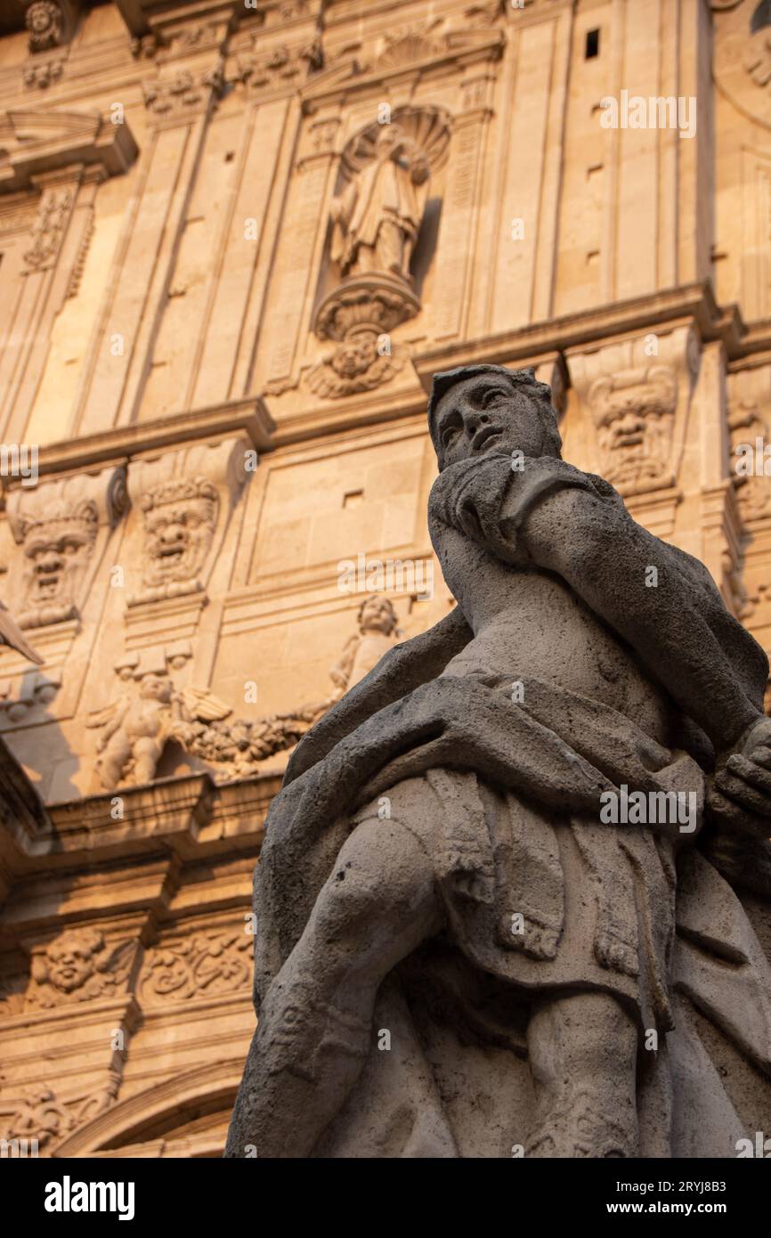 Basilique collégiata di San Sebastiano ad Acireale Banque D'Images
