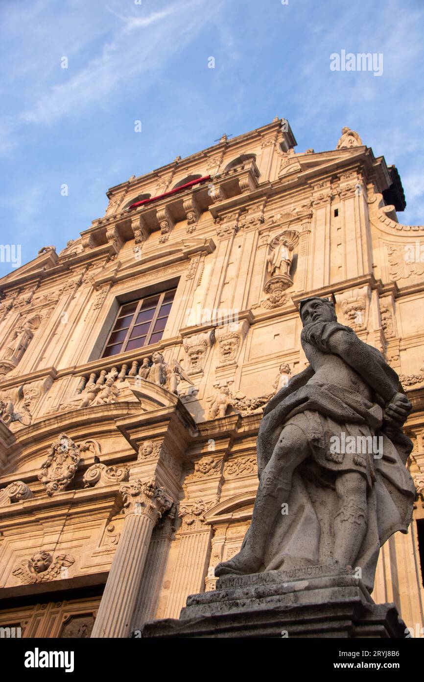 Basilique collégiata di San Sebastiano ad Acireale, Banque D'Images